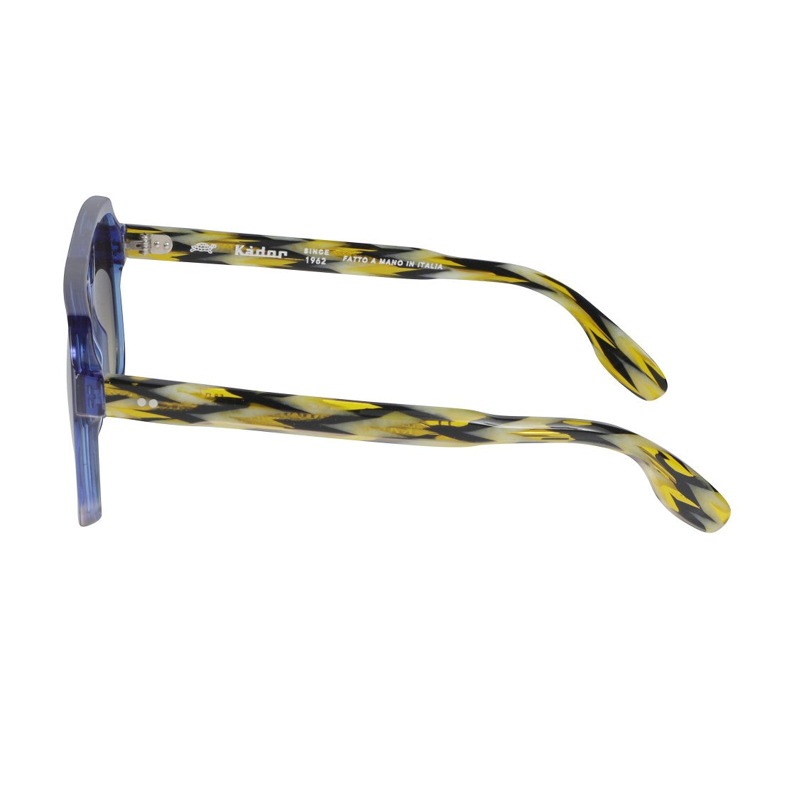 Kador Big 1-58 Bold Oversized Square Sunglasses With Cutout Bridge