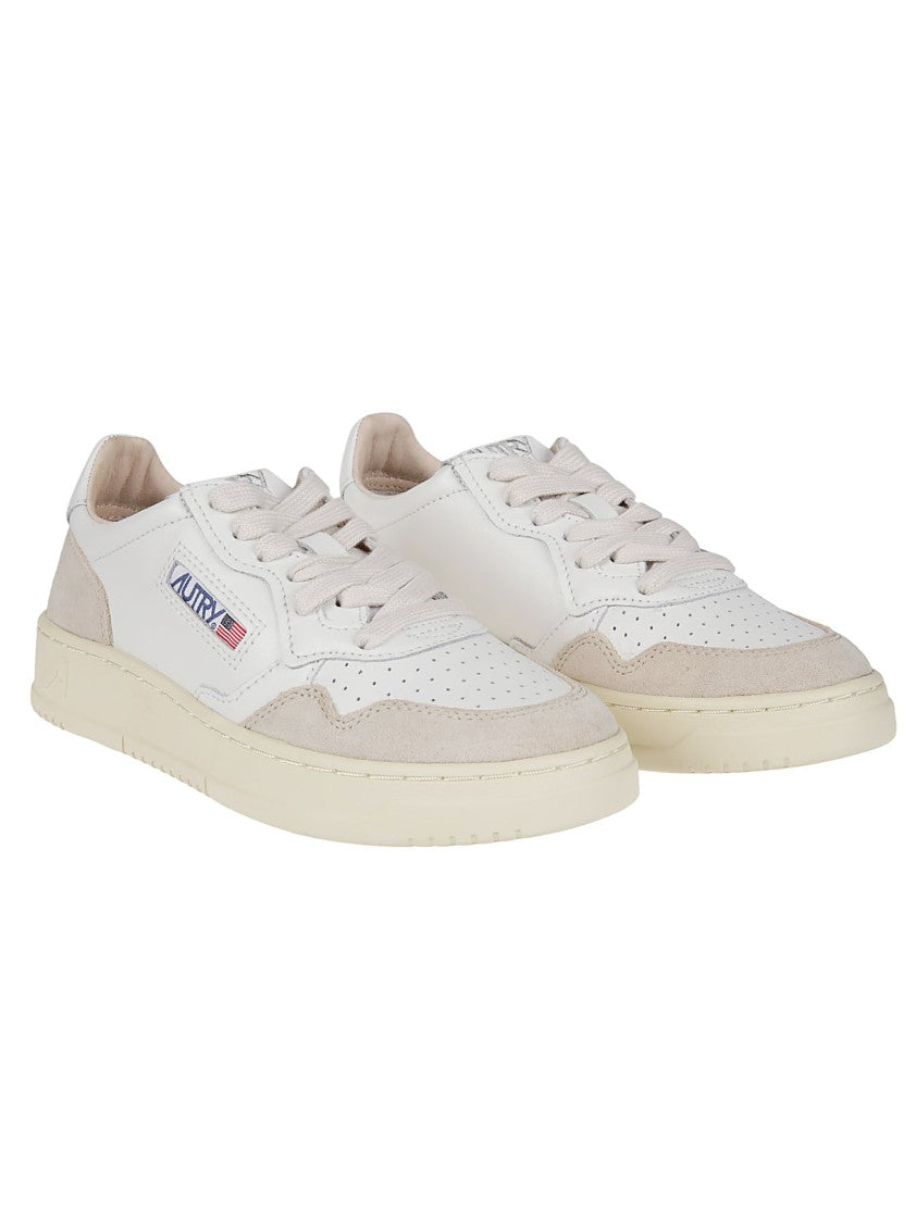 Autry Medalist Low White Leather Sneakers