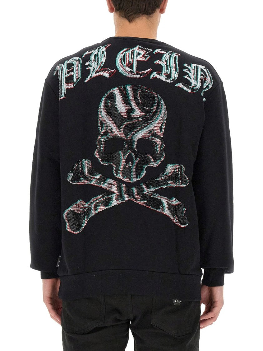 Philipp Plein Oversized Black Sweatshirt