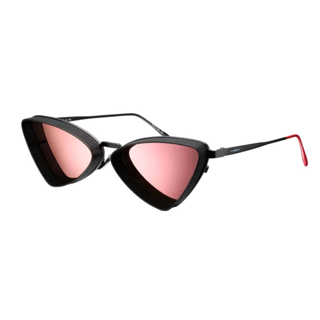 Vysen Sl-2 Triangular Cat-Eye Sunglasses With Textured Finish