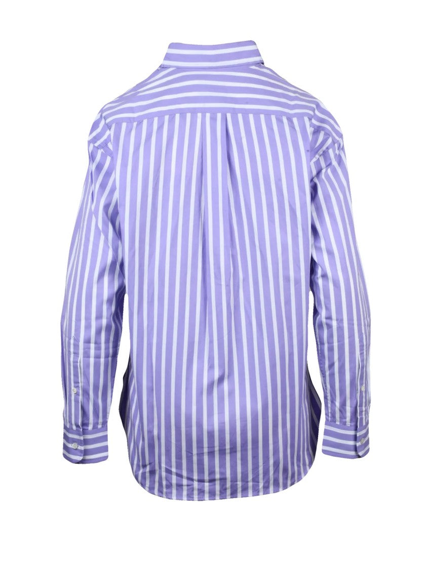 Polo Ralph Lauren Vertical Striped Long-Sleeved Shirt With Classic Collar