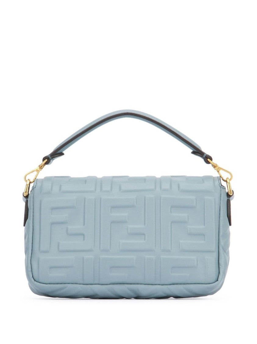 Fendi Baguette® Mini Handbag With Geometric Embossing