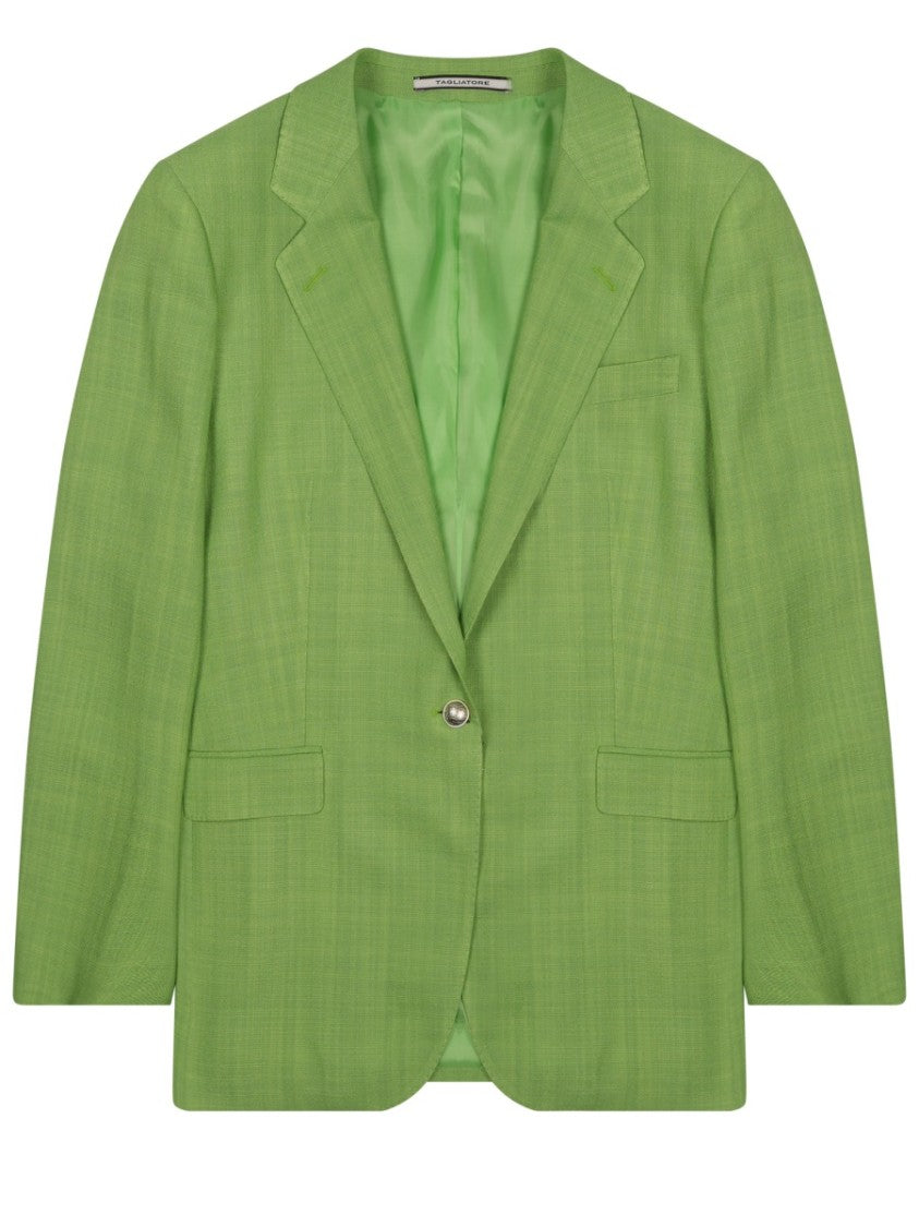 Tagliatore Neutrals Adrianne Tailored Front Blazer
