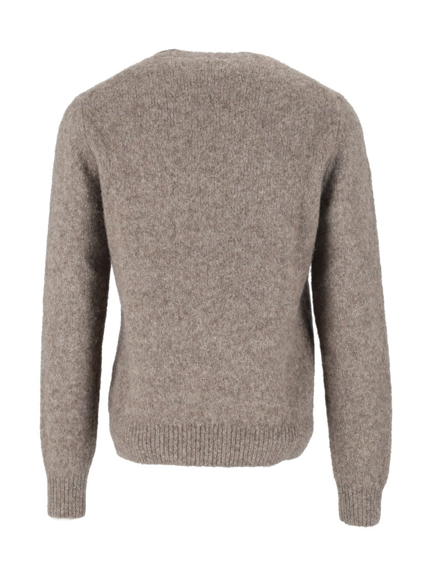 Ballantyne Textured Knit Round-Neck Crewneck Pullover Sweater