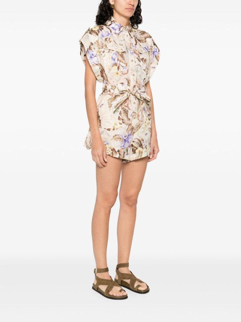 Zimmermann Coco Cuffed Playsuit