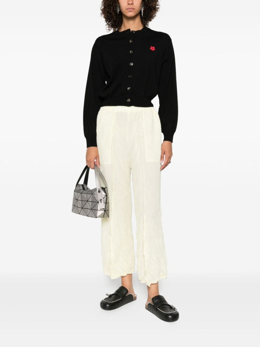 Kenzo Boke Flower' Embroidered Cardigan In Merino Wool