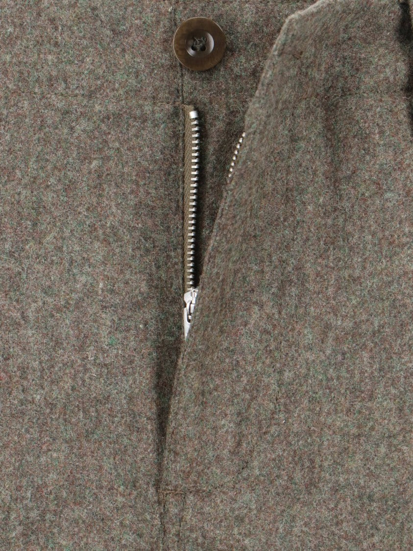 Ten C Cargo Pants In Grey Wool Blend