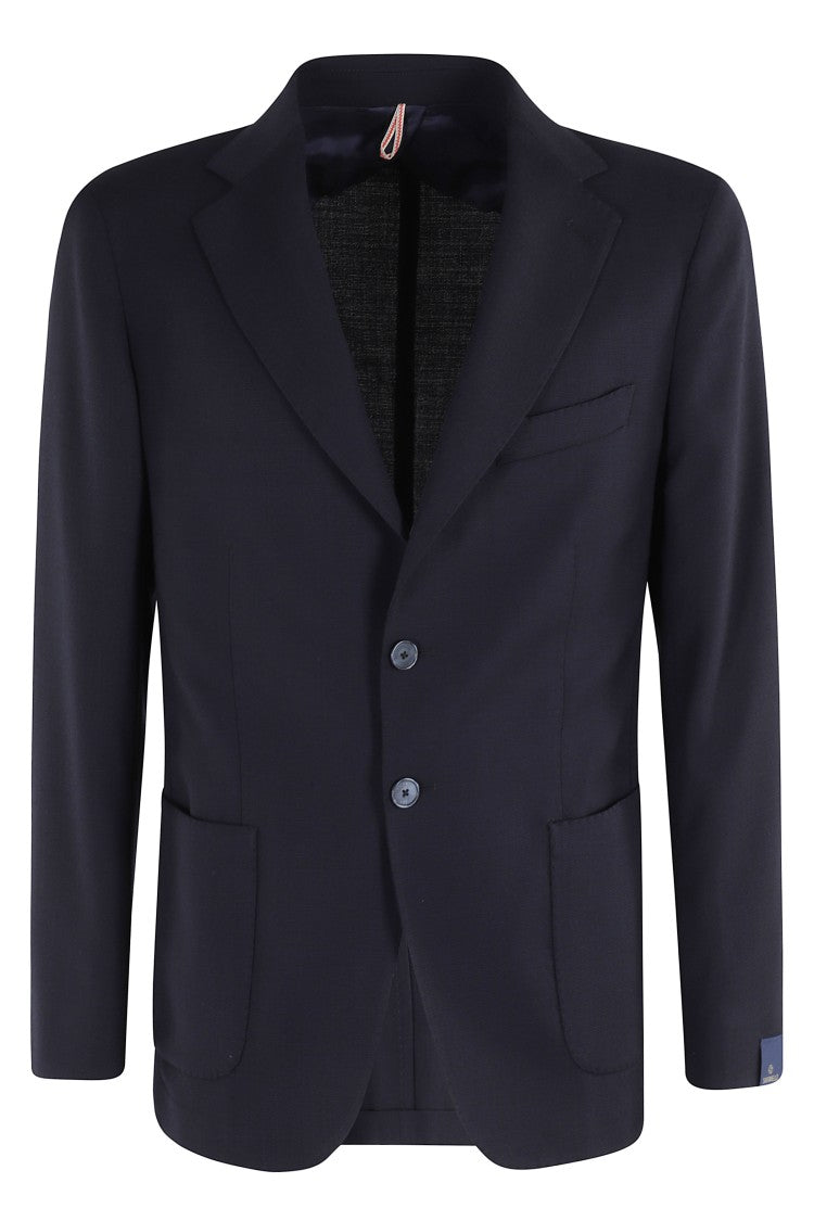 Santaniello Tailored Hopsack Stretch Blazer