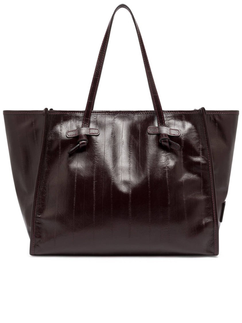 Gianni Chiarini Marcella Crocodile Effect Structured Tote