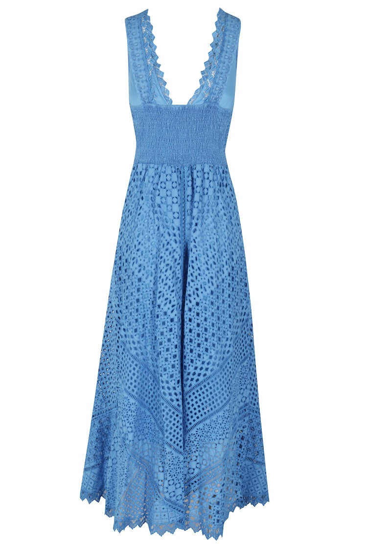 Temptation Positano Ticino Dress - Cobalt