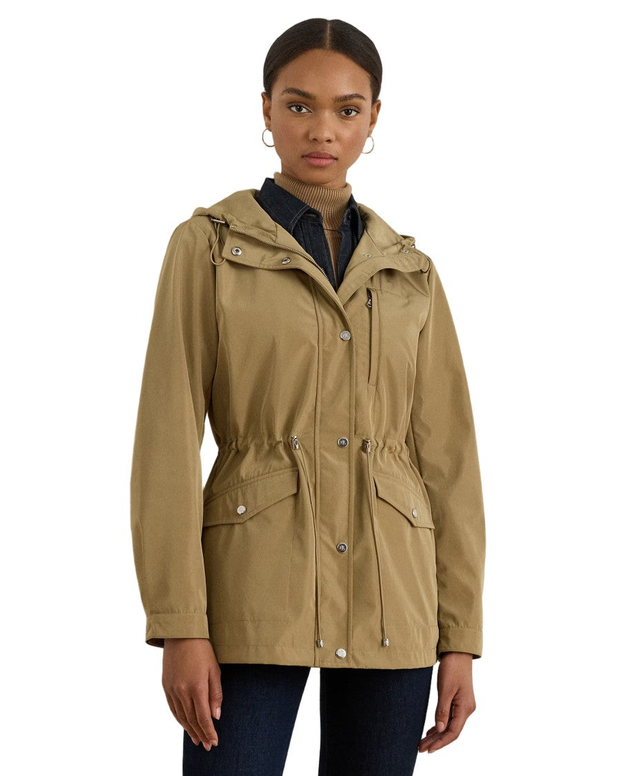 Lauren Ralph Lauren Mid-Length Unlined Coat With Drawstring Waist