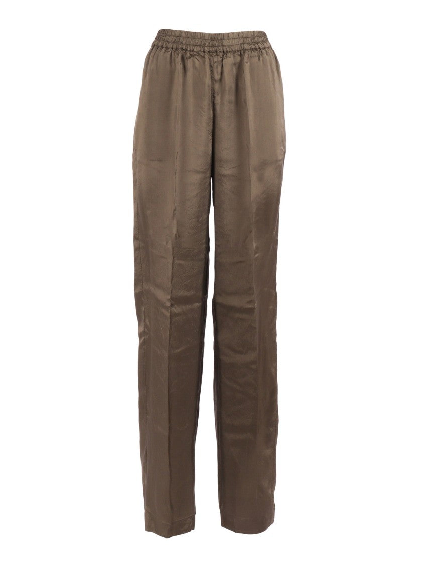 Aspesi Relaxed Long Straight-Leg Pants