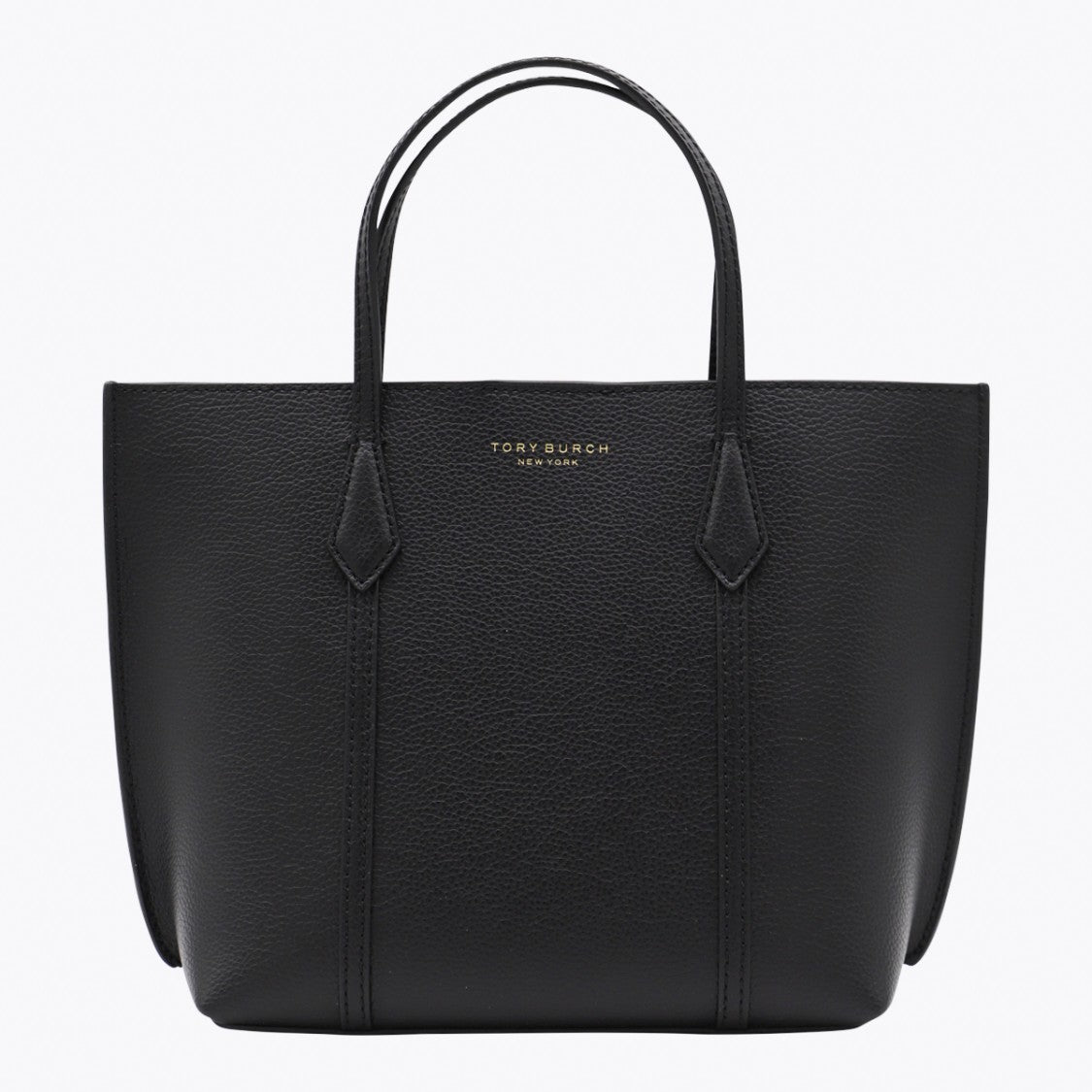 Tory Burch Black Leather Small Perry Tote