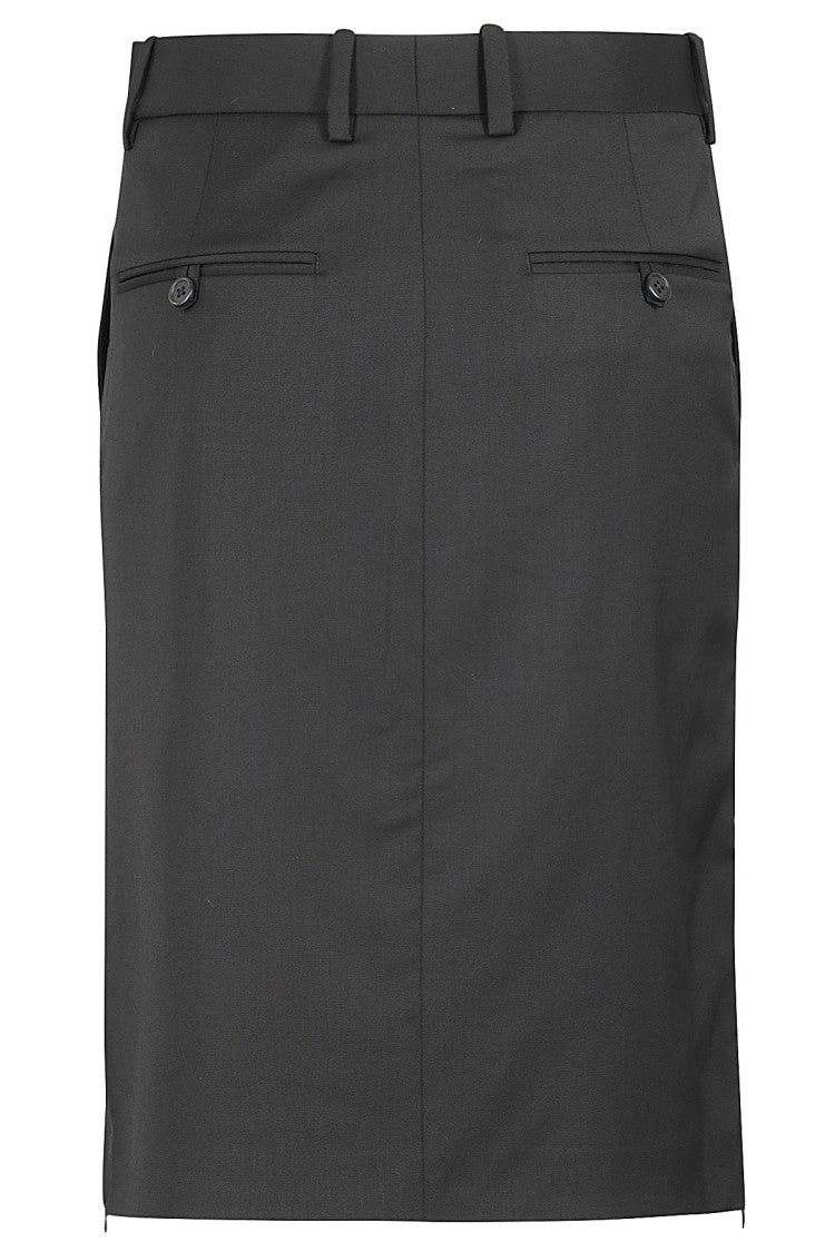 Helmut Lang Black Sheath Skirt