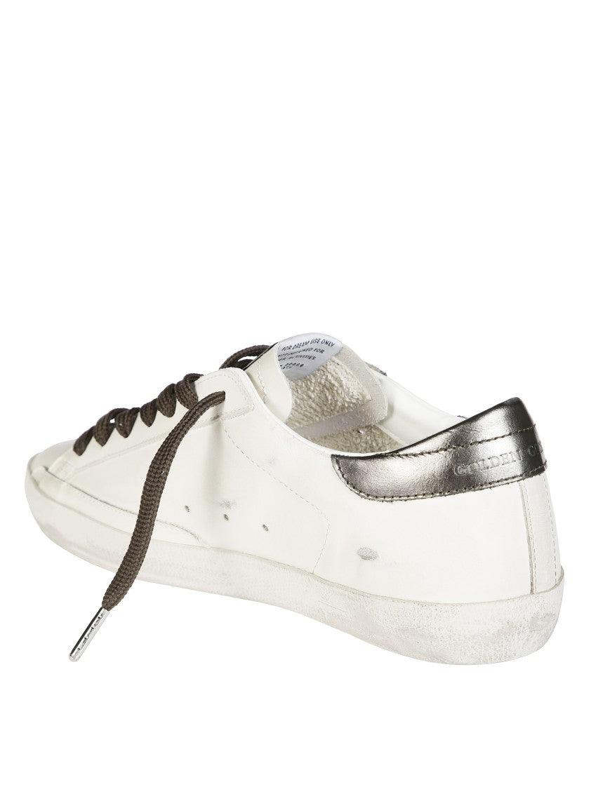 Golden Goose Superstar Leather And Star Laminated Heel Sneakers