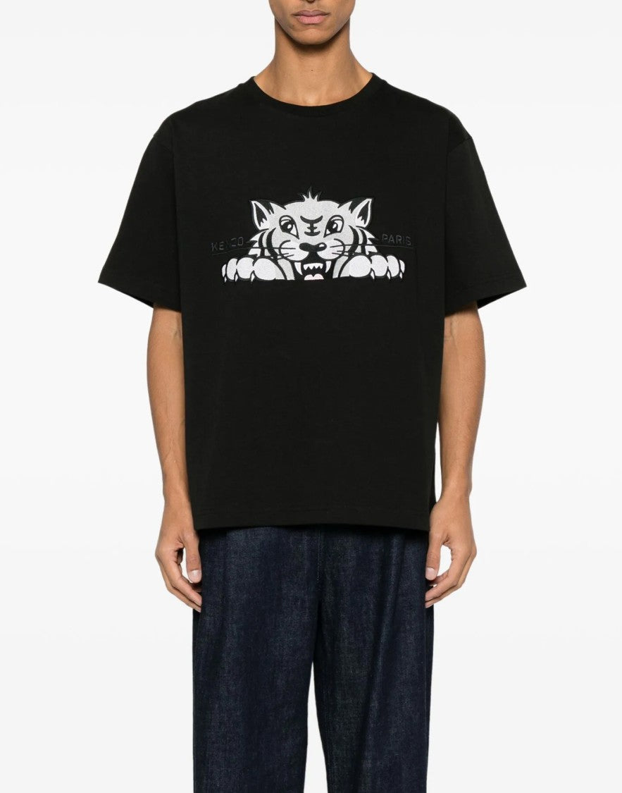 Kenzo Gots Happy Tiger Logo T-Shirt