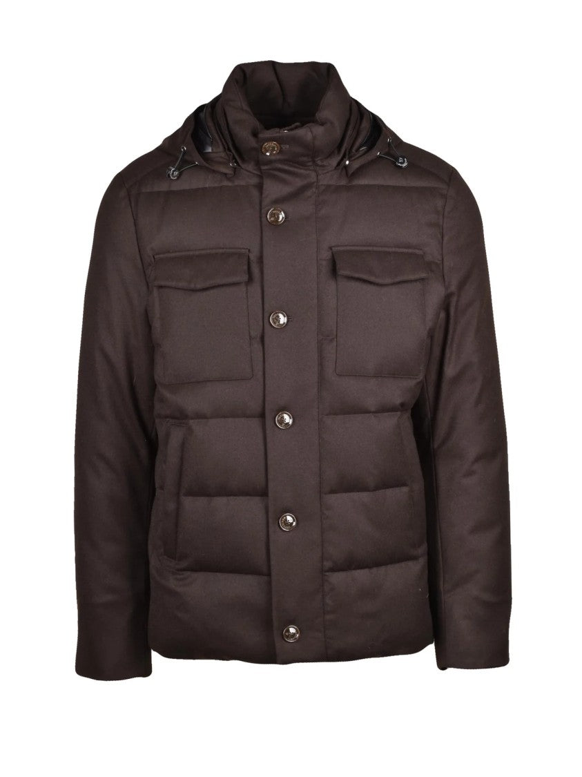 Montecore Brown Virgin Wool Down Parka