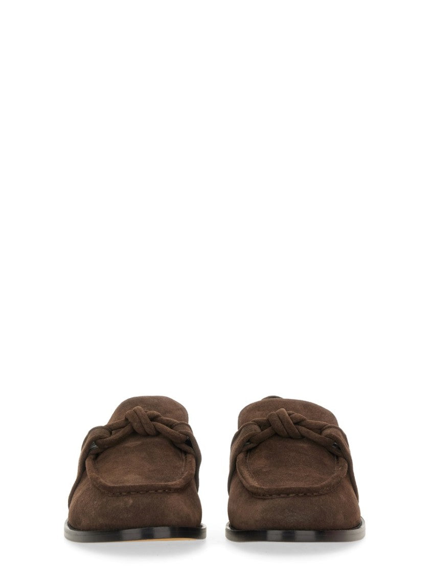 Bottega Veneta Astaire Calf Leather Knot Loafers
