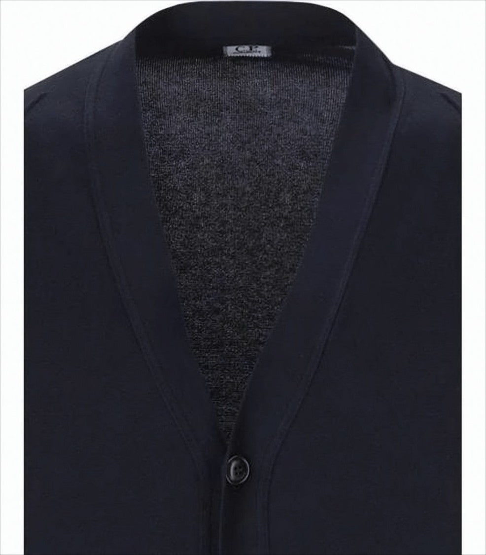 C.P. Company Minimalist Deep V-Neck Cardigan With Button-Down Front
