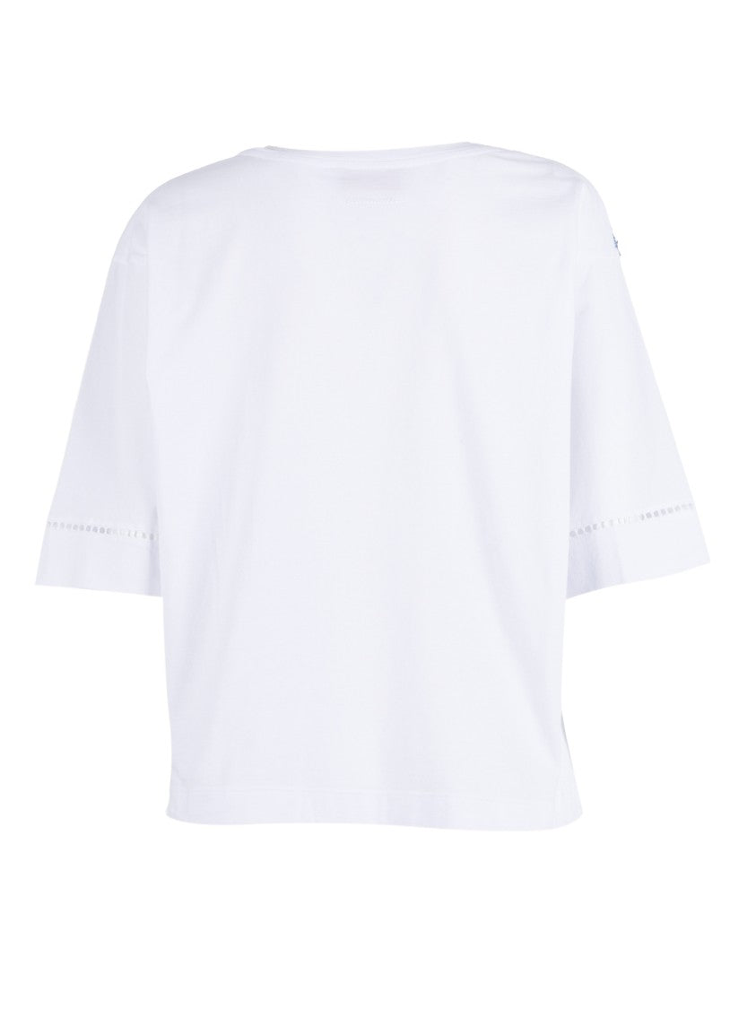Ermanno Scervino Short Sleeve Embroidered T-Shirt