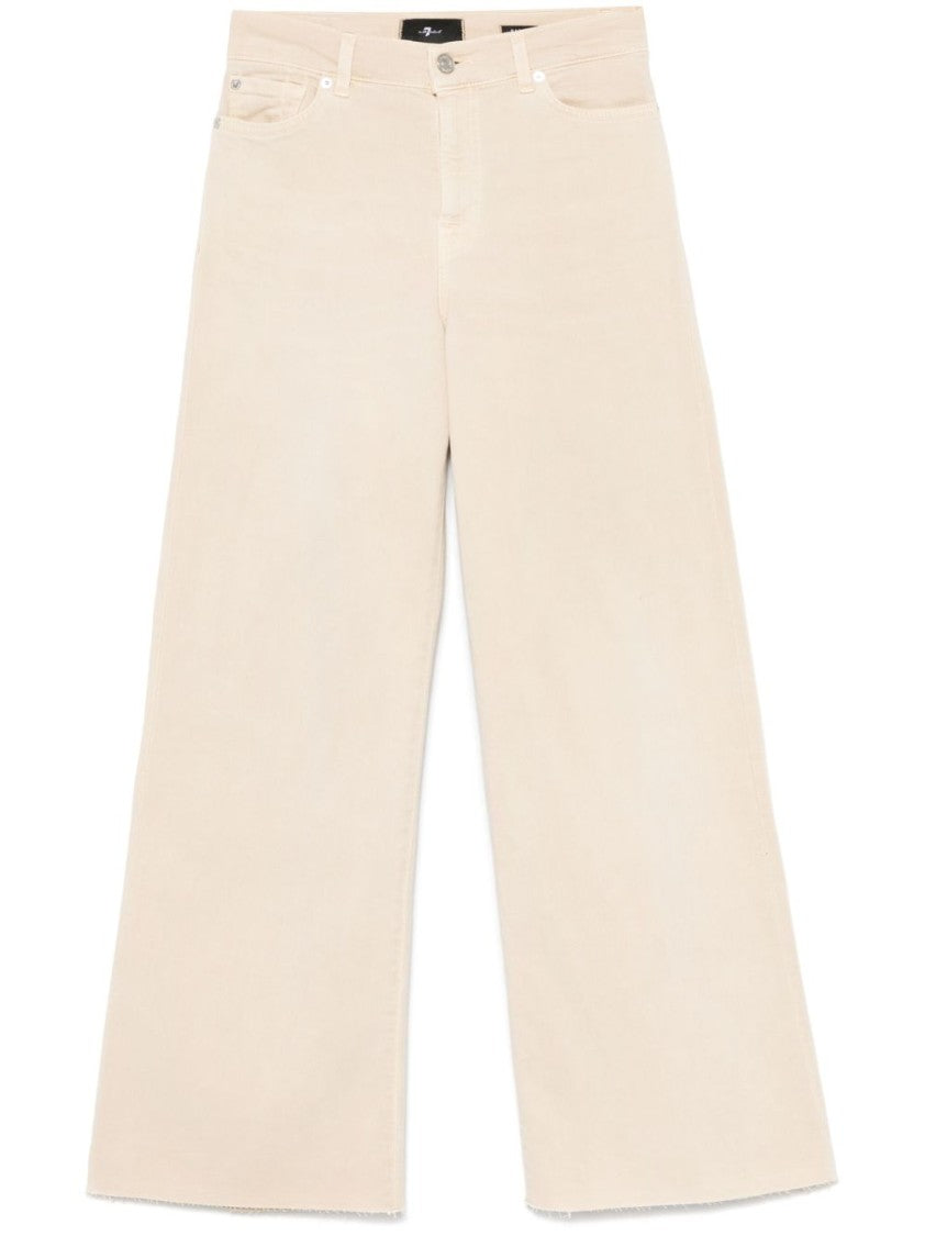 7 For All Mankind Wide-Leg Jeans With High Waist