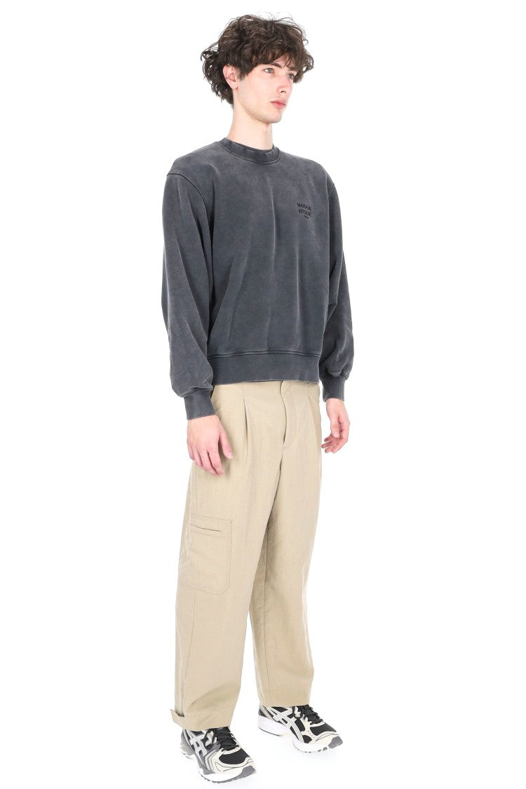 Maison Kitsuné Paris Faded Cotton Sweatshirt