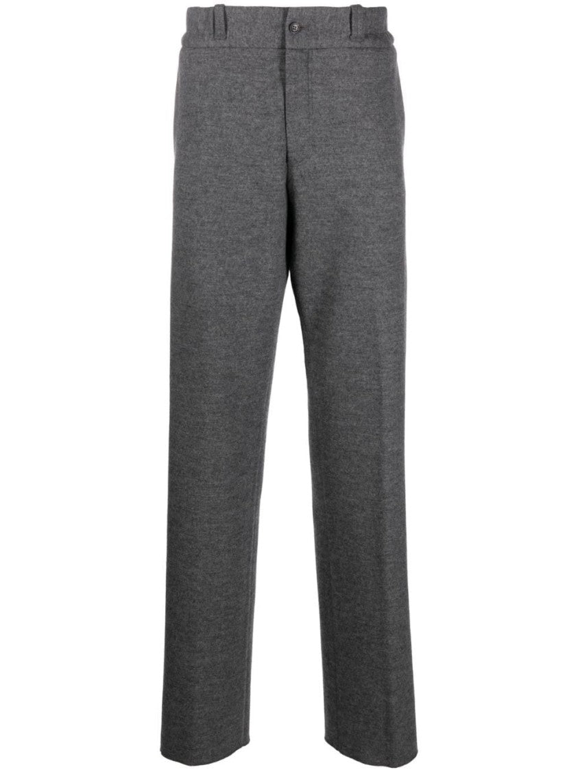 Lanvin Grey Wool Elasticated Waist Trousers