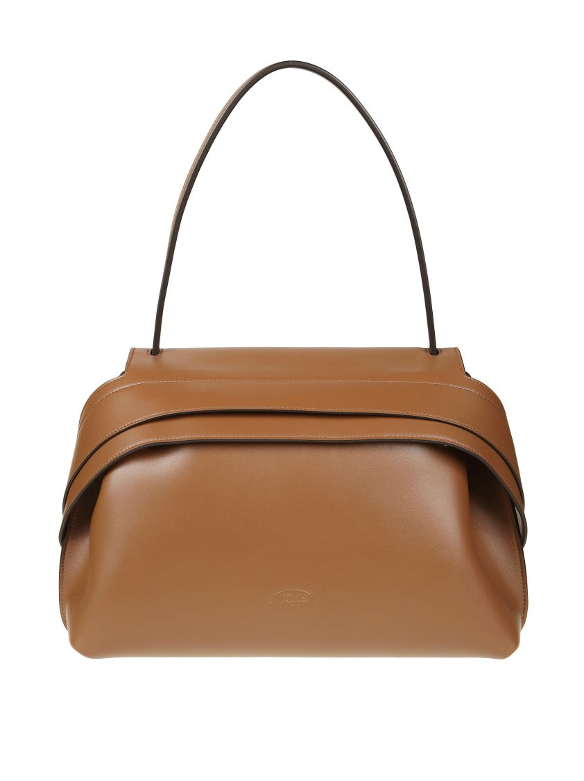 Tod's Copper-Finished Bag With Smooth Reflective Surface