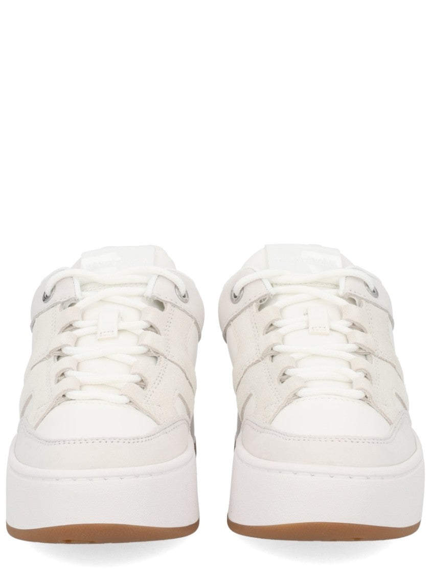 Michael Michael Kors Neutrals Layered Metallic Accents Sneakers