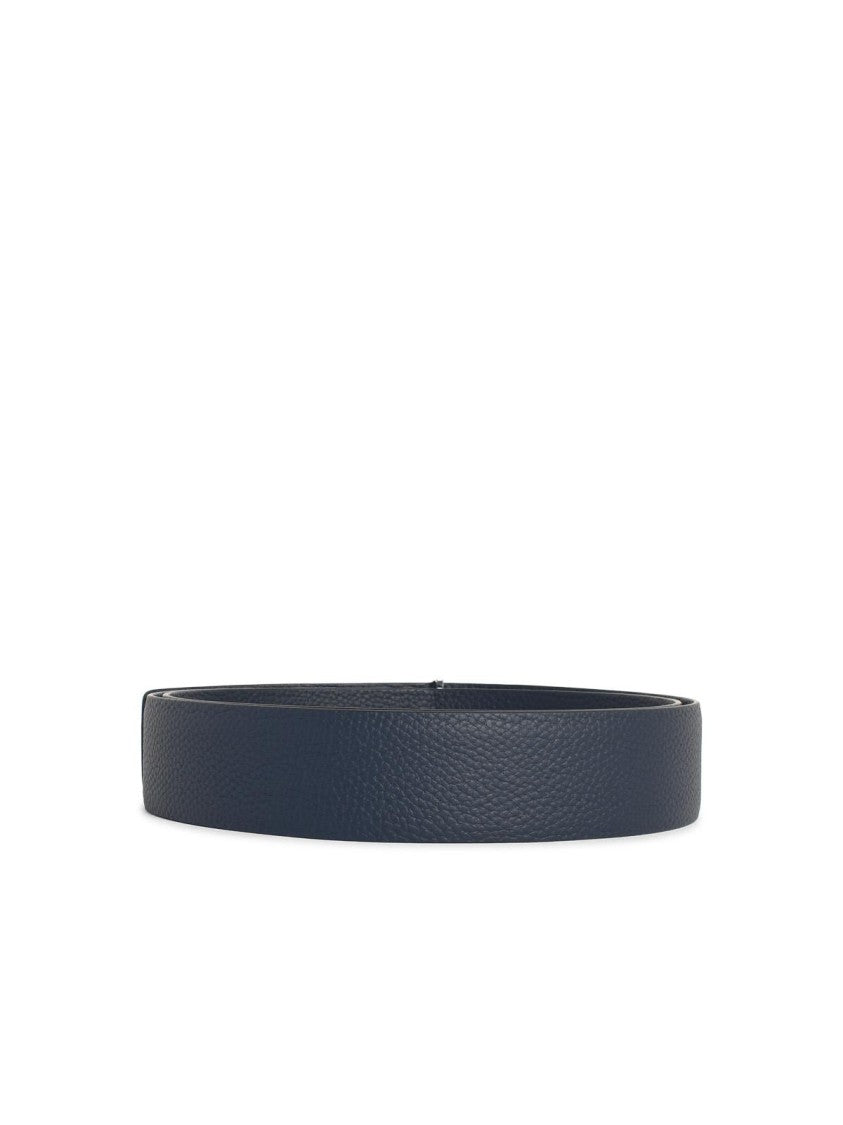Tom Ford Navy Reversible Leather Belt
