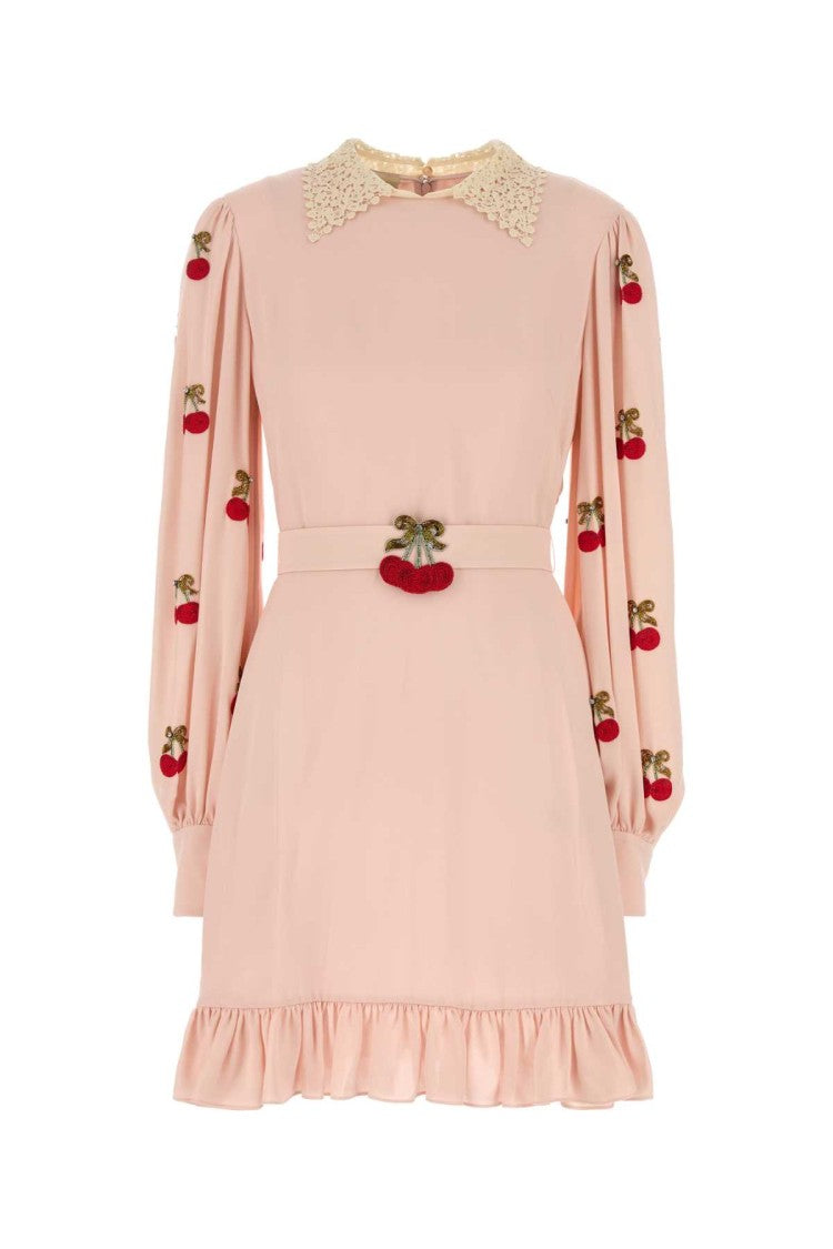 Valentino Garavani Pastel Pink Georgette Dress