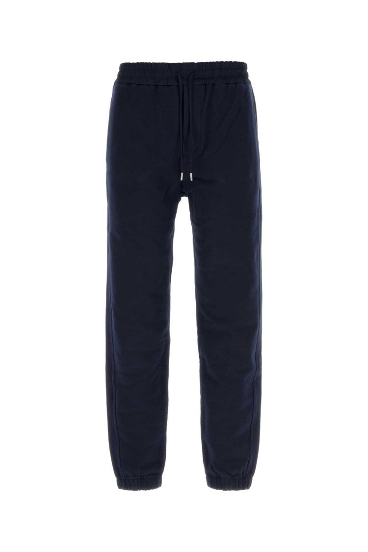 Saint Laurent Dark Blue Cotton Joggers