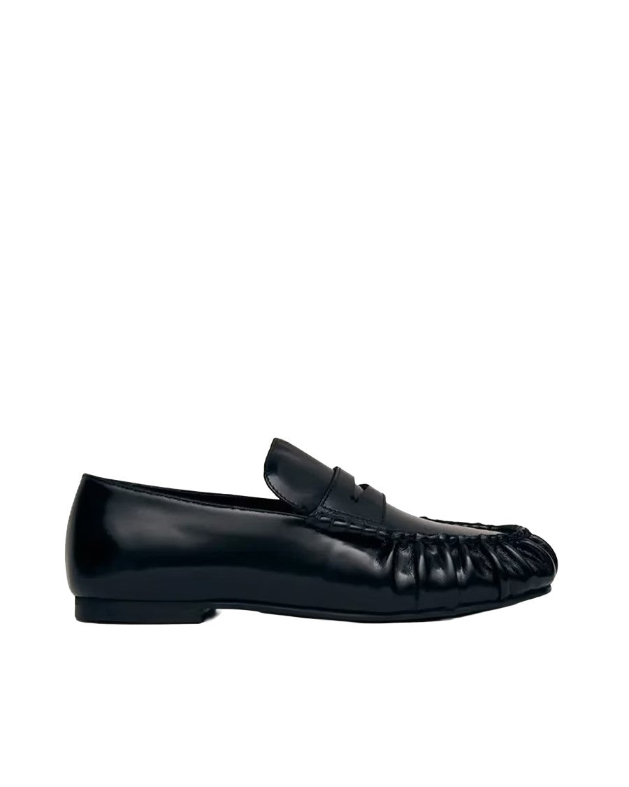 Alohas Penny Loafer Moccasins With Gathered Edges