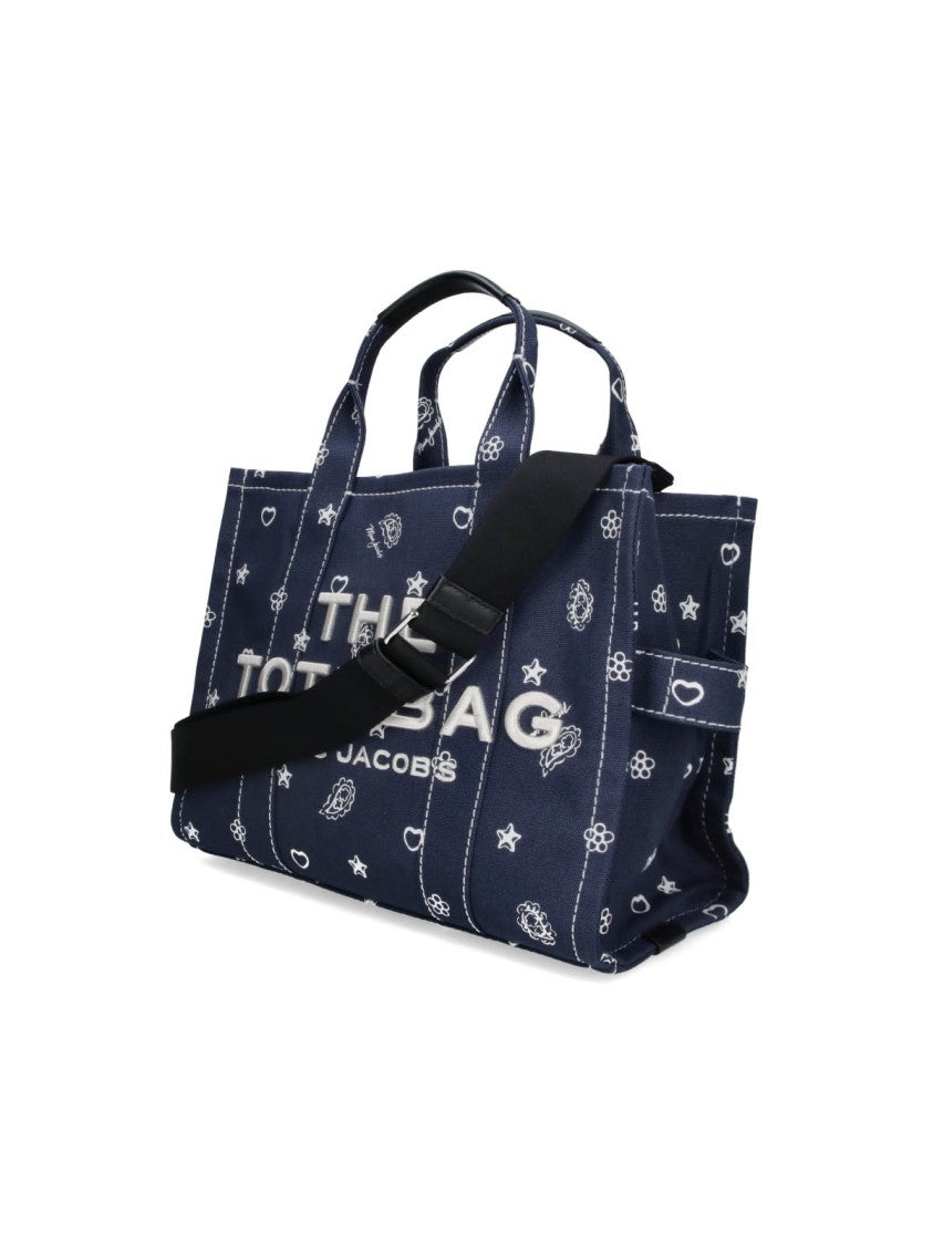 Marc Jacobs Structured Tote Bag With Embroidered Motifs