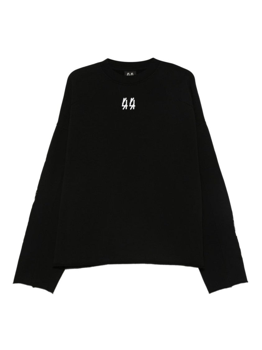 44 Label Group Relaxed-Fit Sweatshirt With Embroidered Logo And Graphic Prints