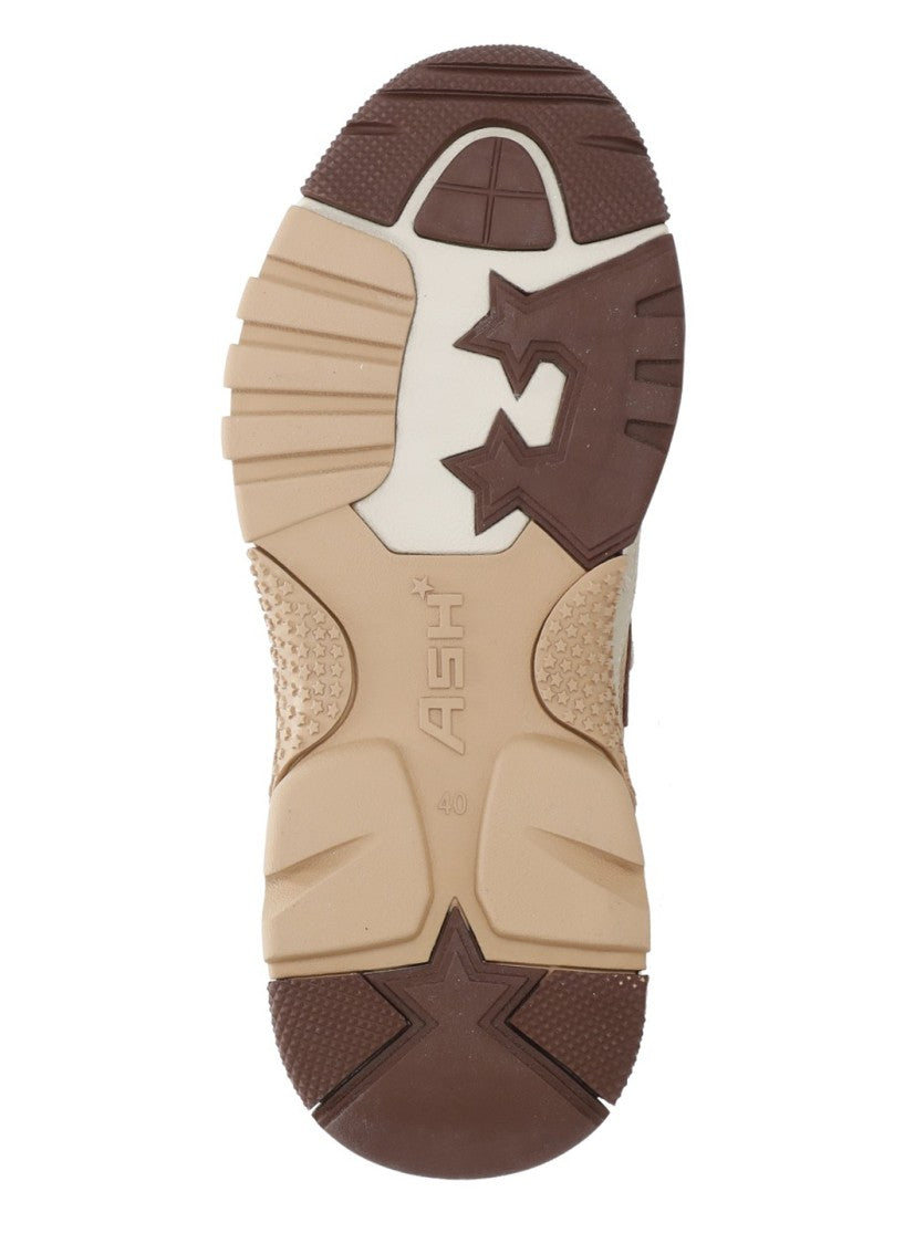 Ash Beige Addict Suede Sneakers
