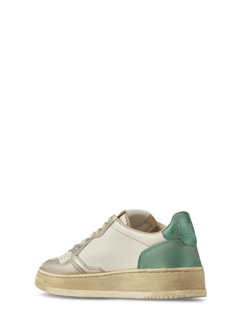 Autry Low-Top Sneakers With Metallic Accents