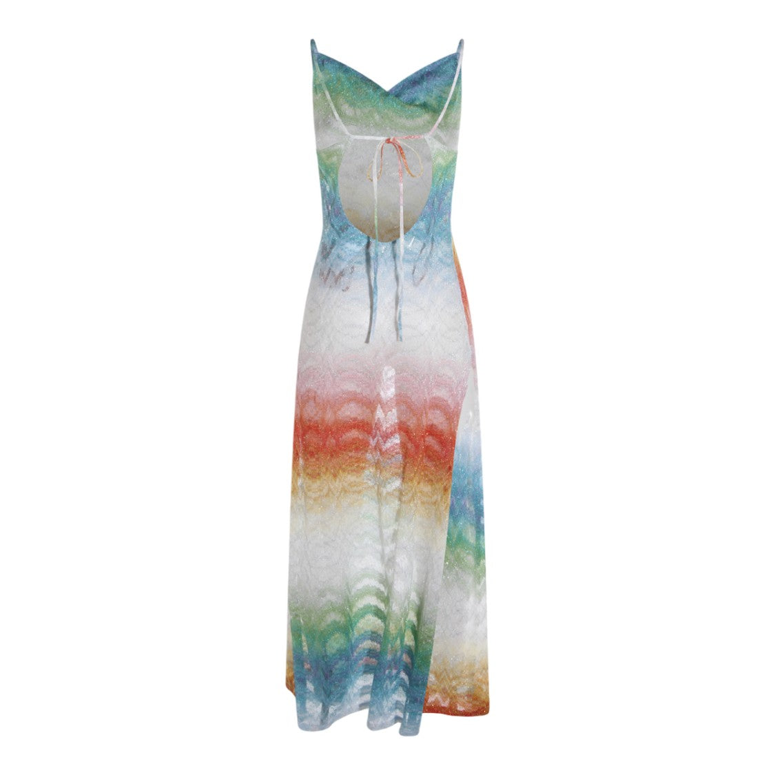 Missoni Red Midi Dress With Distinctive Zigzag Pattern