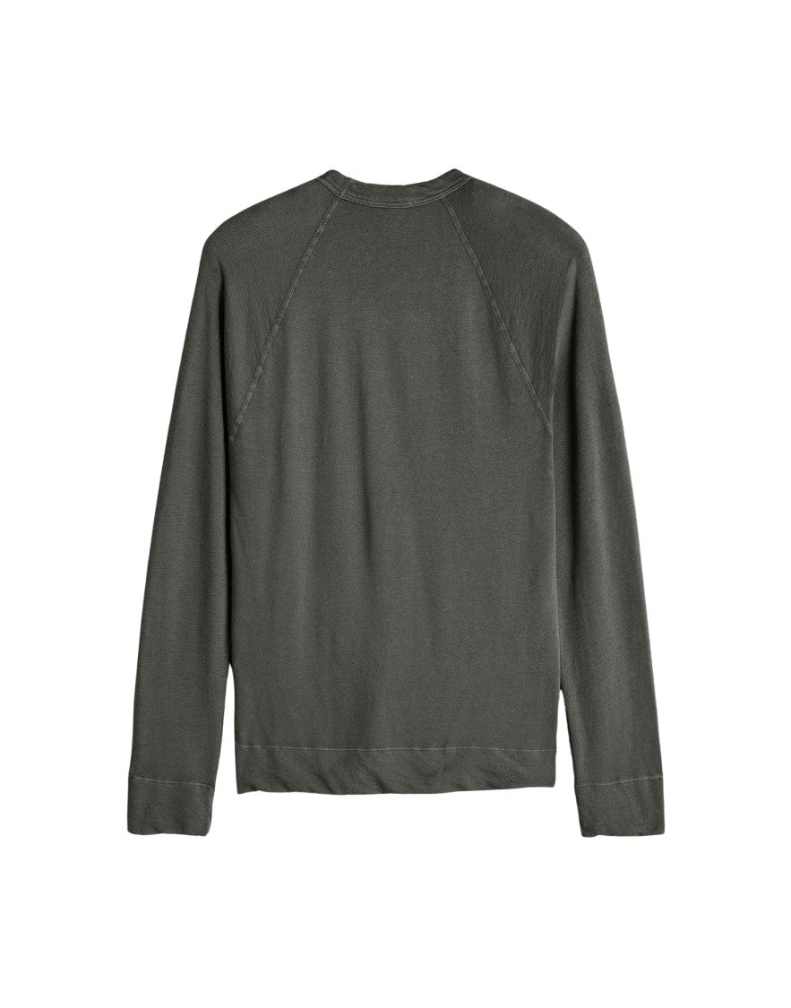 James Perse Granite Pigment French Terry Sweatshirt