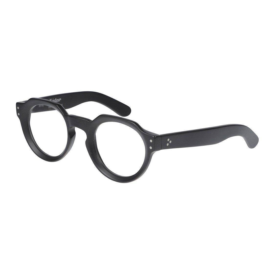 Kador Spike Bold Rounded Sunglasses With Keyhole Bridge