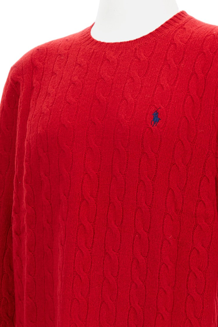 Polo Ralph Lauren Cable-Knit Wool-Cashmere Jumper With Textured Design