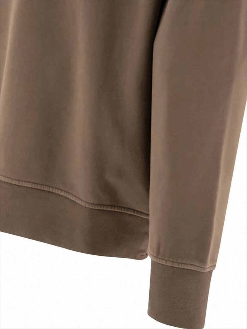 C.P. Company Relaxed Fit Cotton Sweatshirt With Subtle Logo