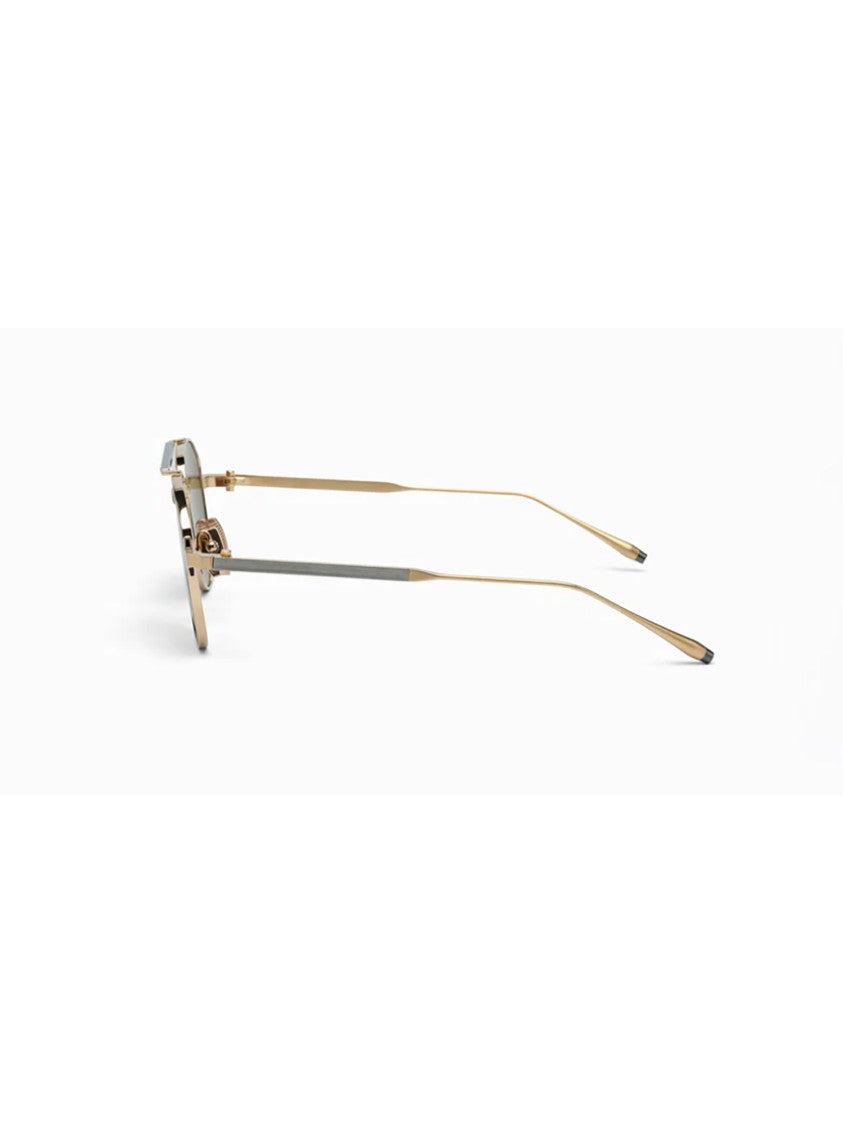 Akoni Helios Double Bridge Titanium Sunglasses