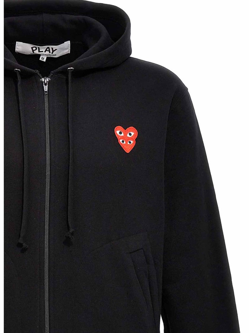 Comme Des Garçons 'Double Heart' Hoodie