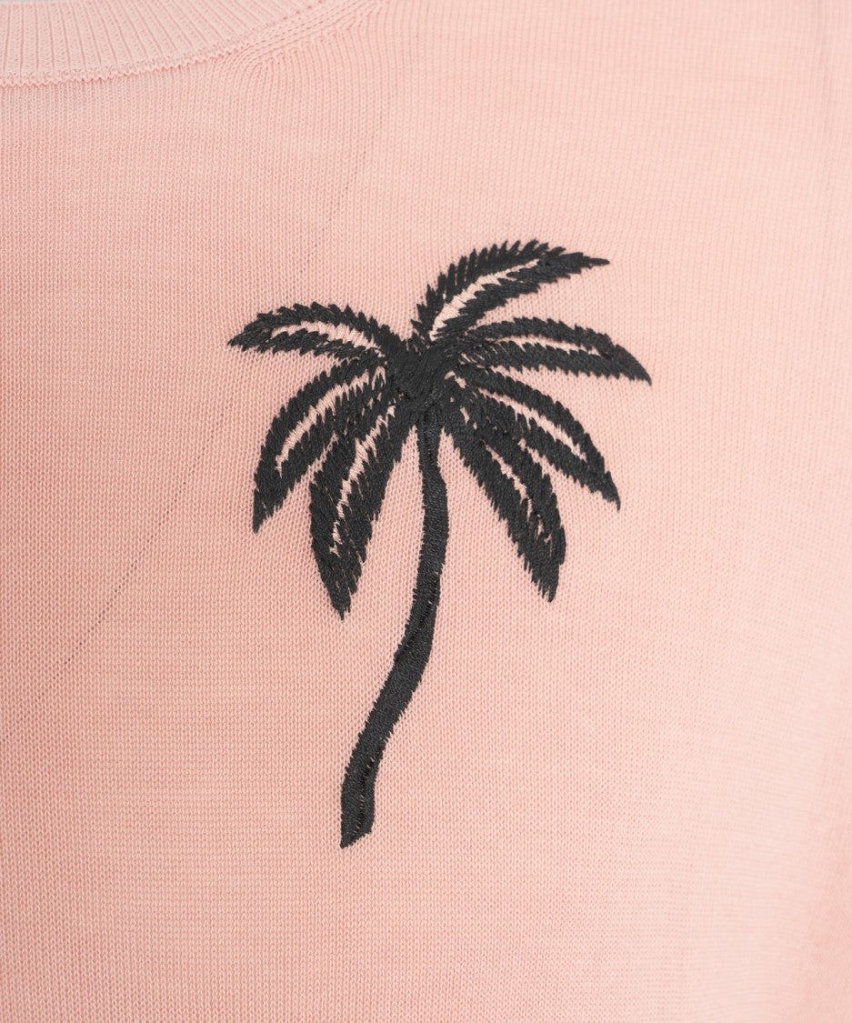 Amaranto Embroidered Cotton Sweater