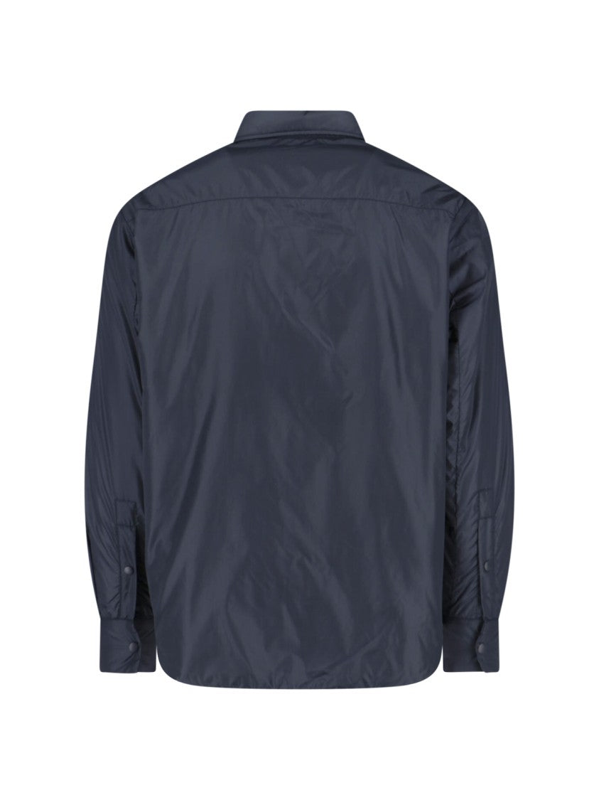 Aspesi Tailored Fit Button-Down Shirt With Pointed Collar