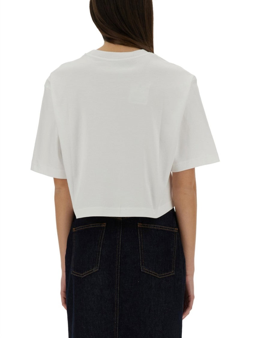 Moschino "Teddy Bear" Cropped T-Shirt