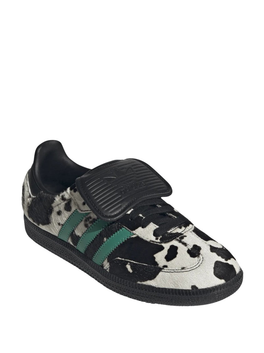 Adidas Low-Top Samba Cow Print Sneakers With Leather Accents