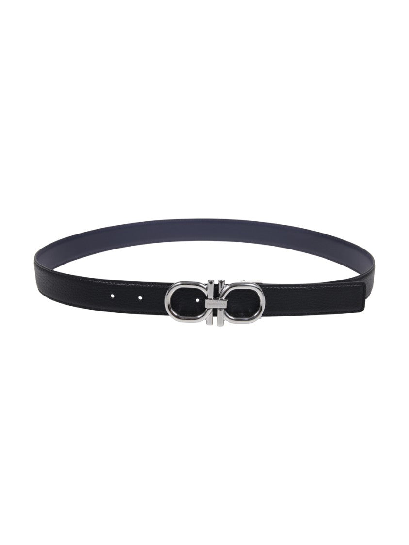Ferragamo Double Gancini Animation Adjustable Belt