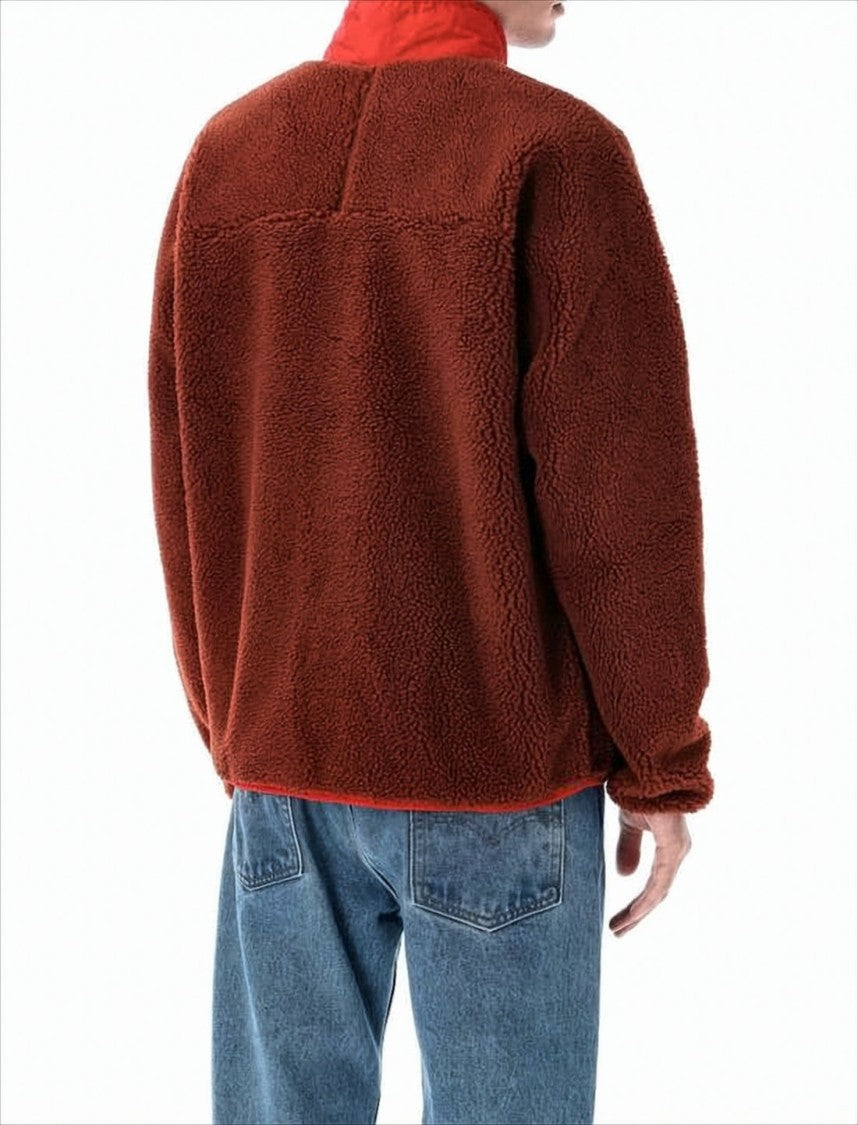 Patagonia Textured Fleece Jacket With Contrasting Accents